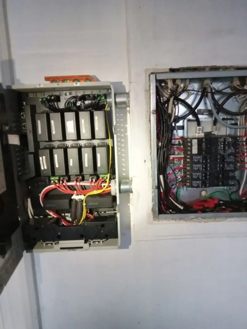 Electrical panel upgrade completed for Security Camera Wiring in Fort Morgan